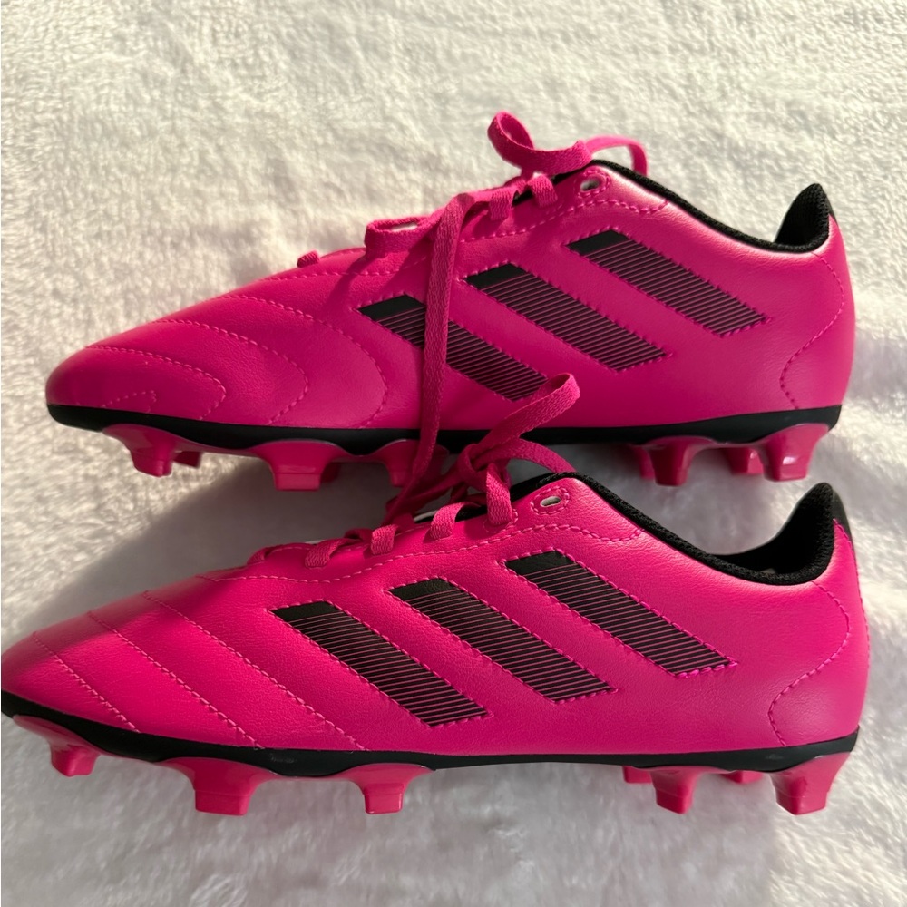 NWT Goletto viii FG J pink/black kids soccer cleats size 5.5 women’s 7.5